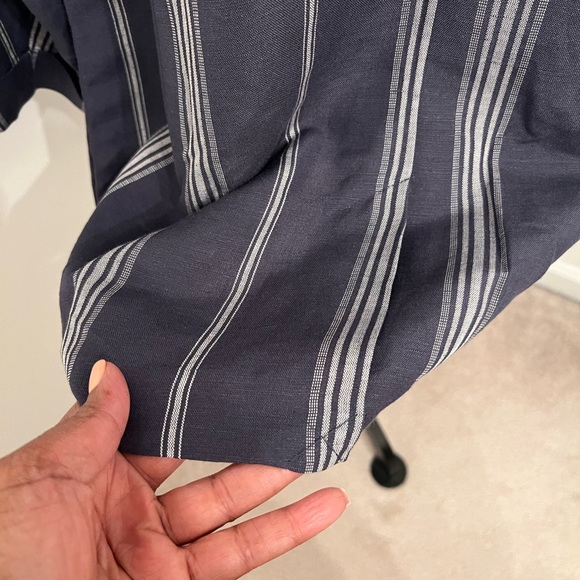 Brand New w/ Tags! Lane Bryant Linen Shawl Collar Blazer, Sz 20 - Picture 3 of 5